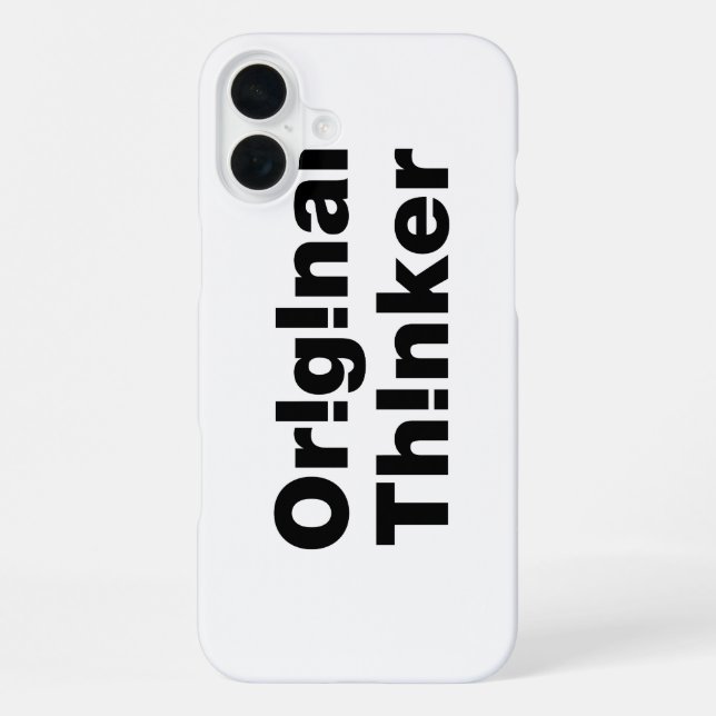 Coque iPhone Original Thinker (Verso)