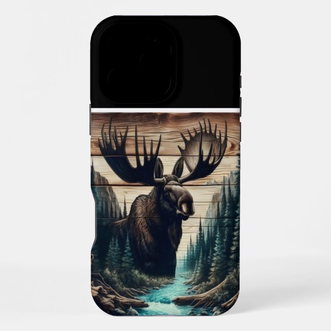 Coque iPhone Orignal dans les bois  (Verso)