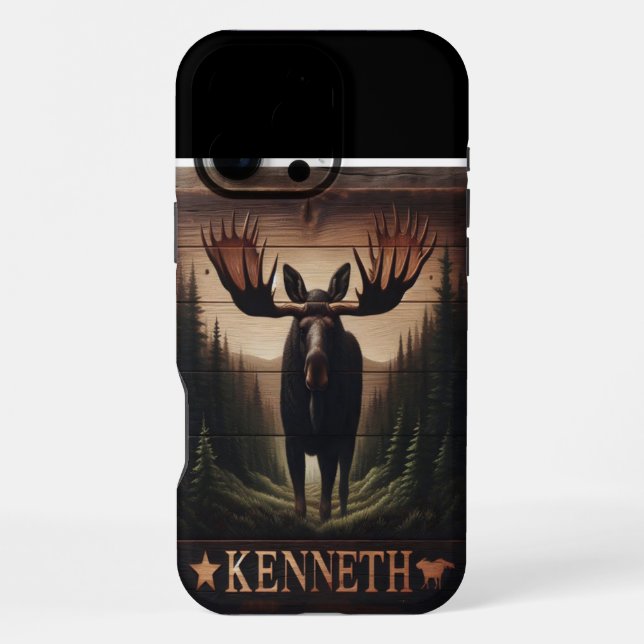 Coque iPhone Orignal des bois de Kenneth (Verso)