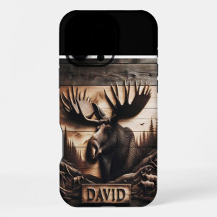 Coque iPhone 16 Pro Max Orignal sculpté dans la forêt