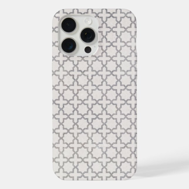 Coque iPhone Ornement arabesque élégant (Verso)