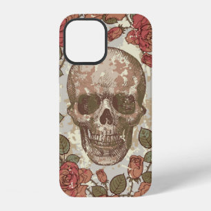 Coque iPhone 12 Ornement transparent dans un style rétro avec des
