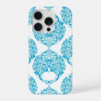 Coque iPhone 15 Pro Ornement turquoise