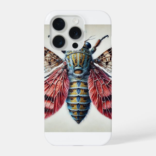 Coque iPhone Orthomegas Insect 280624IREF110 - Watercolor (Verso)