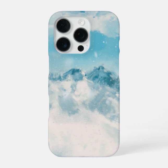 Coque iPhone Otterbox de montagne neige (Verso)