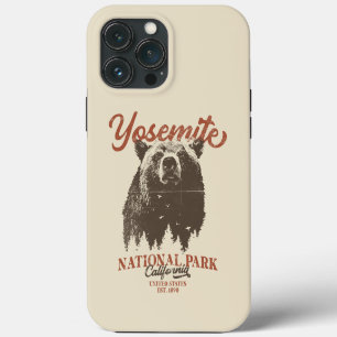 Etui iPhone 13 Pro Max Ours Grizzly de Yosemite Parc National Californie