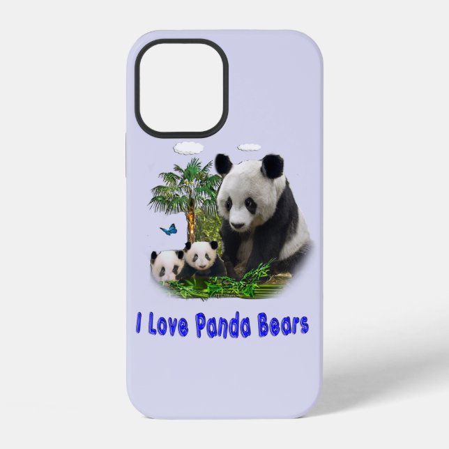Coque iPhone Ours Panda (Verso)
