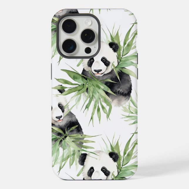 Coque iPhone Ours pandas (Verso)