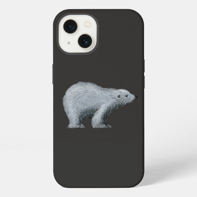 Coque iPhone Ours Polaire  (Verso)