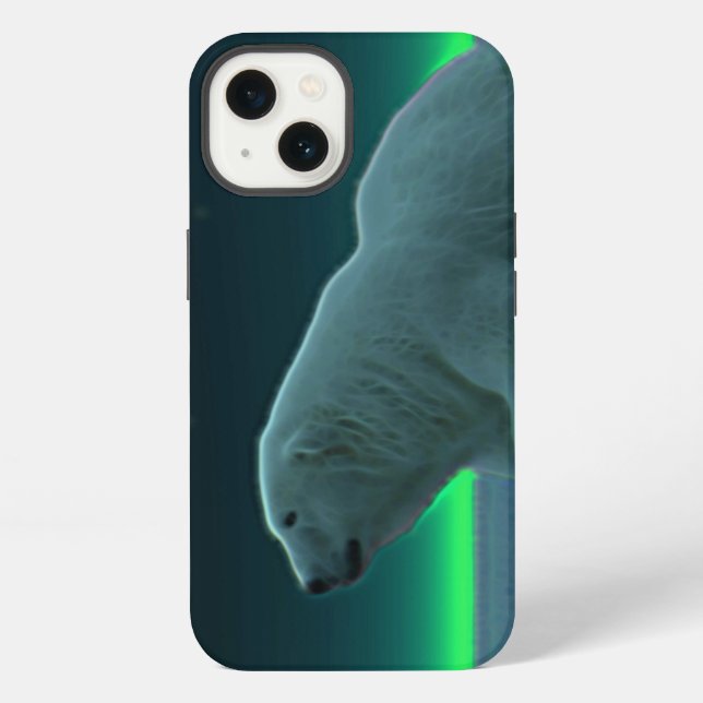 Coque iPhone Ours polaire à bord de glace (Verso)