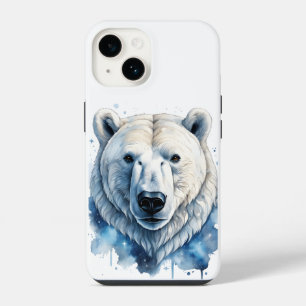 Coque Pour iPhone 14 Ours polaire aquarelle