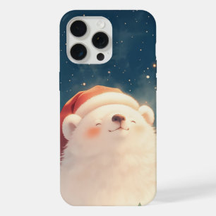Coque iPhone 15 Pro Max Ours polaire de Noël