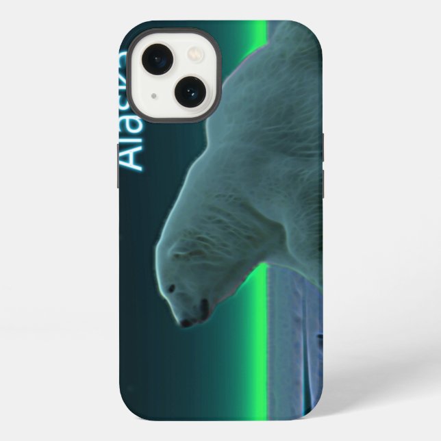 Coque iPhone Ours polaire Ice Edge (Verso)