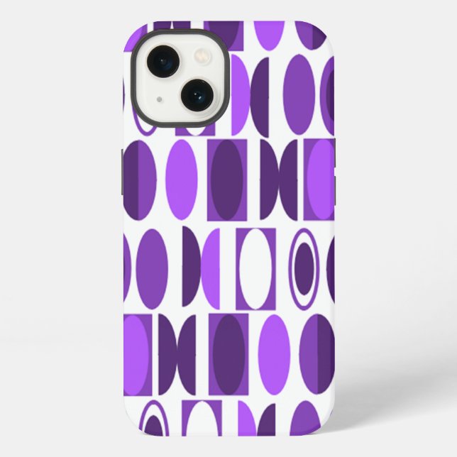 Coque iPhone Ovales Art Déco (Verso)