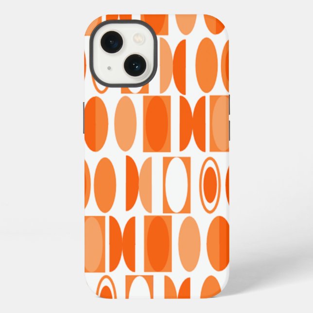 Coque iPhone Ovales Art déco (Verso)