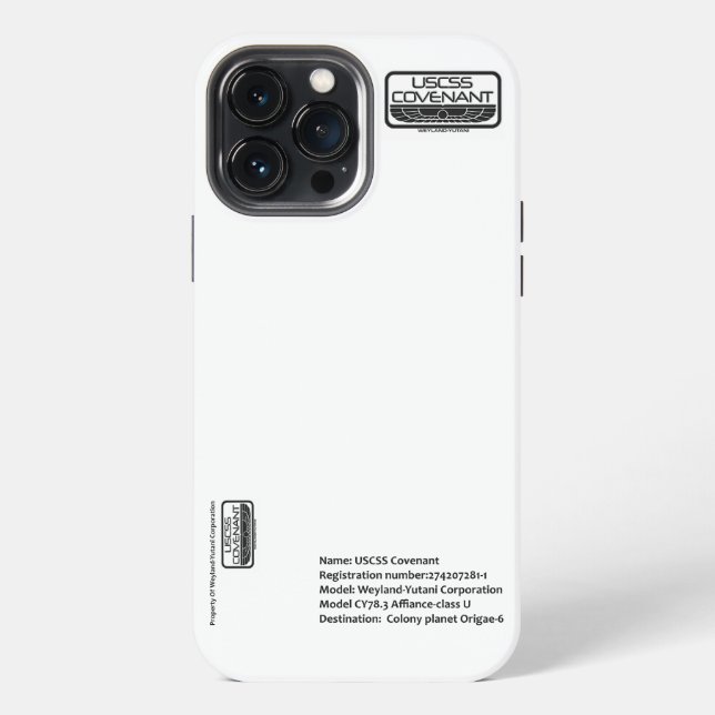 Coque iPhone Pacte USCSS (Verso)