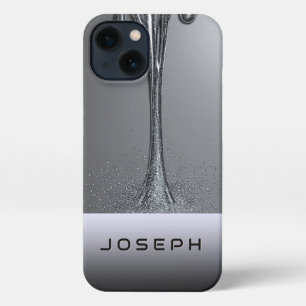 Etui iPhone 13 Pailletant Luxe Flou Cinématographique Dégoulinant