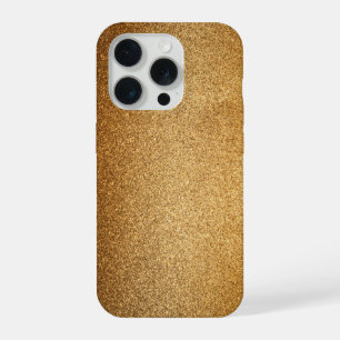 Coque iPhone 15 Pro Paillettes dorées