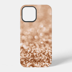 Coque iPhone 12 Paillettes dorées féminines