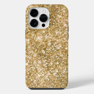 Coque Pour Pour iPhone 14 Pro Max Paillettes dorées scintillantes