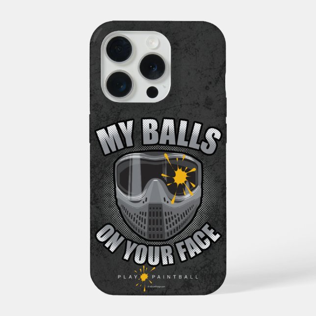 Coque iPhone Paintball on Your Face (Verso)