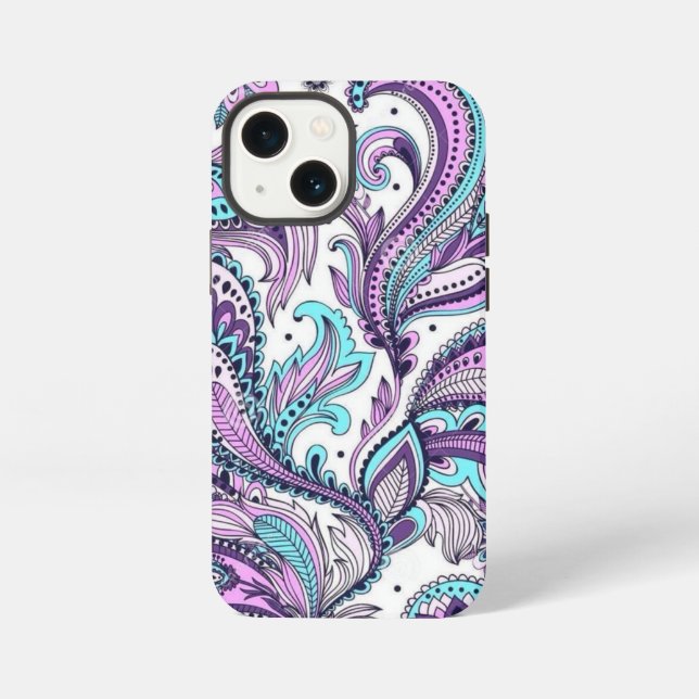 Coque iPhone Paisley (Verso)