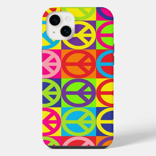 Coque iPhone Paix Populaire (Verso)