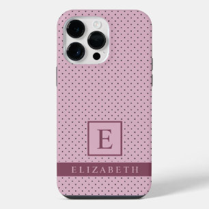 Coque Pour Pour iPhone 14 Pro Max Pale Lavande Purple Pastel Pink Point