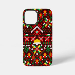 Coque iPhone 12 Mini Palestine Tatreez Broderie traditionnelle