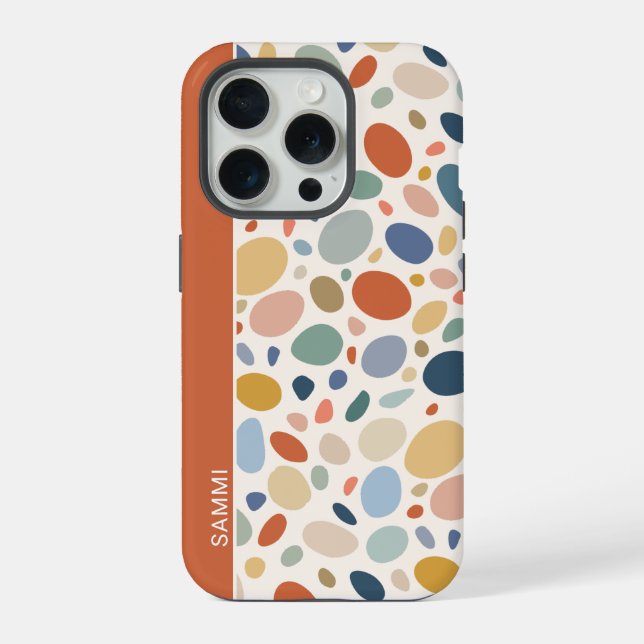 Coque iPhone Palette de galets (Verso)