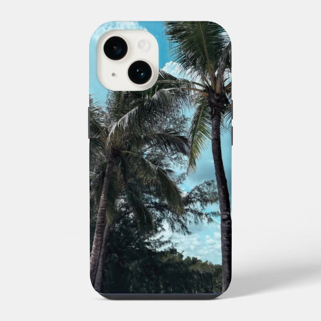 Coque iPhone Palmier (Verso)