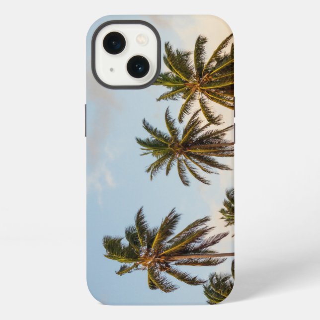 Coque iPhone palmiers (Verso)