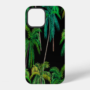 Coque iPhone 12 Palmiers : Motif d'été acrylique.
