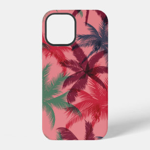 Coque iPhone 12 Palmiers sans couture motif