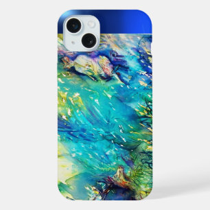 COQUE iPhone 15 PLUS PAN JOUANT DE LA FLÛTE ET CERF DANS UN BOIS VERT