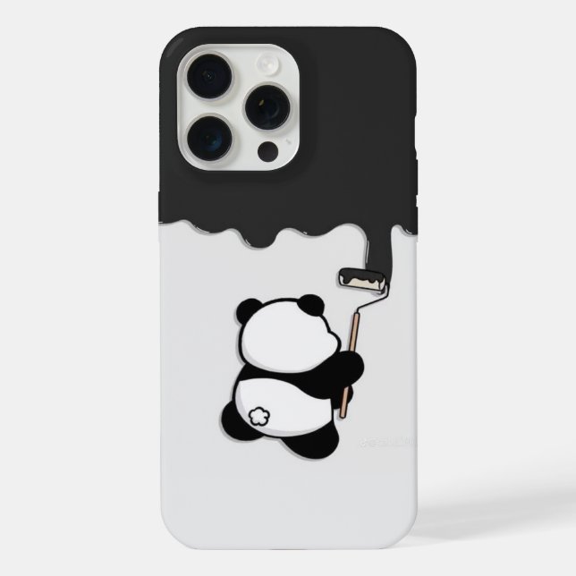 Coque iPhone panda (Verso)