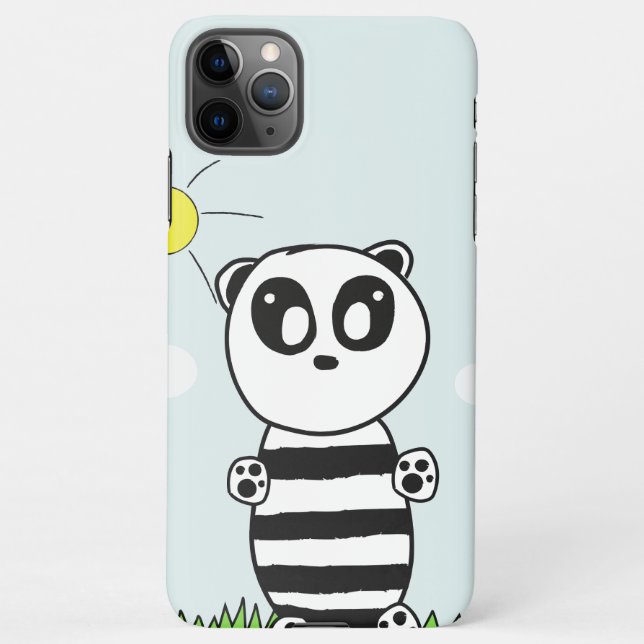 Coque iPhone Panda Kids (Dos)