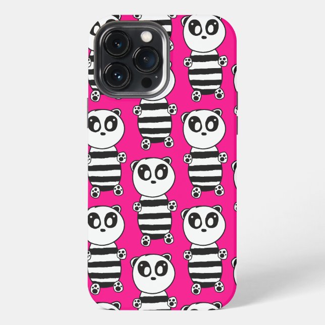Coque iPhone Panda Kids   (Verso)