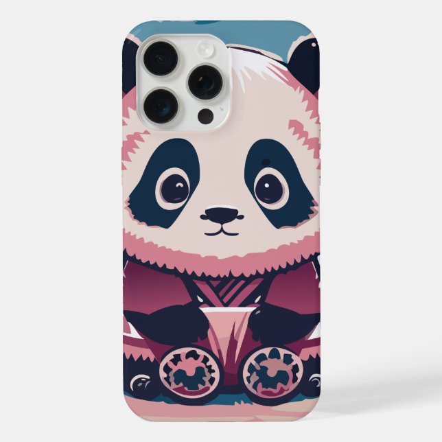 Coque iPhone Panda Mignon (Verso)