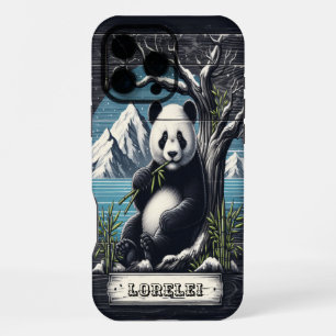 Coque iPhone 16 Pro Max Panda's Mountain Retreat : Bambou Plaisir