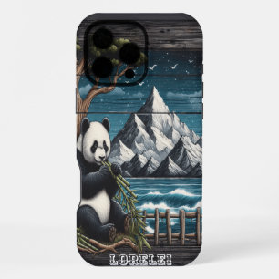 Coque iPhone 16 Pro Max Panda's Treetop Hideaway : Bamboo Indulgence
