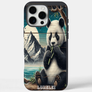 Coque iPhone 16 Pro Max Panda's Wooded Perch : Bamboo Indulgence