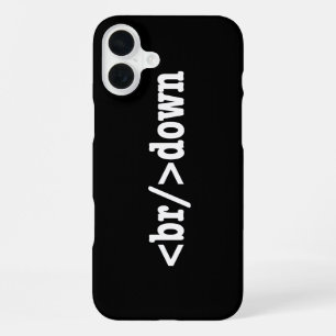 Coque iPhone 16 Plus panne de code HTML