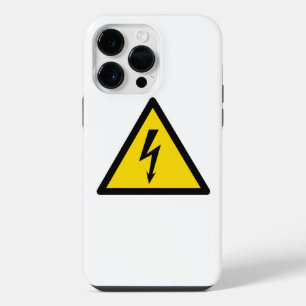 Coque Pour Pour iPhone 14 Pro Max panneau haute tension symbole électrique attention