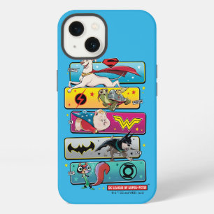 Etui iPhone 13 Panneaux de la DC League of Super-Pets