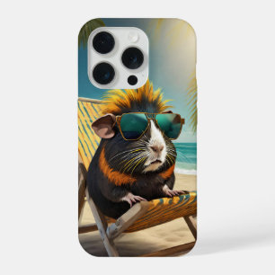 Coque iPhone 15 Pro Paon blanc