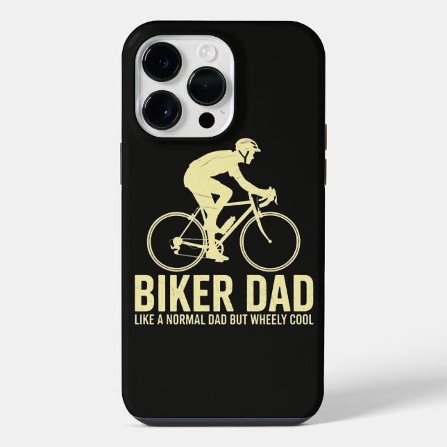 Coque iPhone Papa Biker Comme Un Papa Normal (Verso)