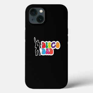 Etui iPhone 13 Papa Disco - Drôle de fête des pères rétro