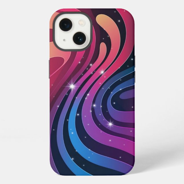 Coque iPhone Papier peint à dégradé (Verso)