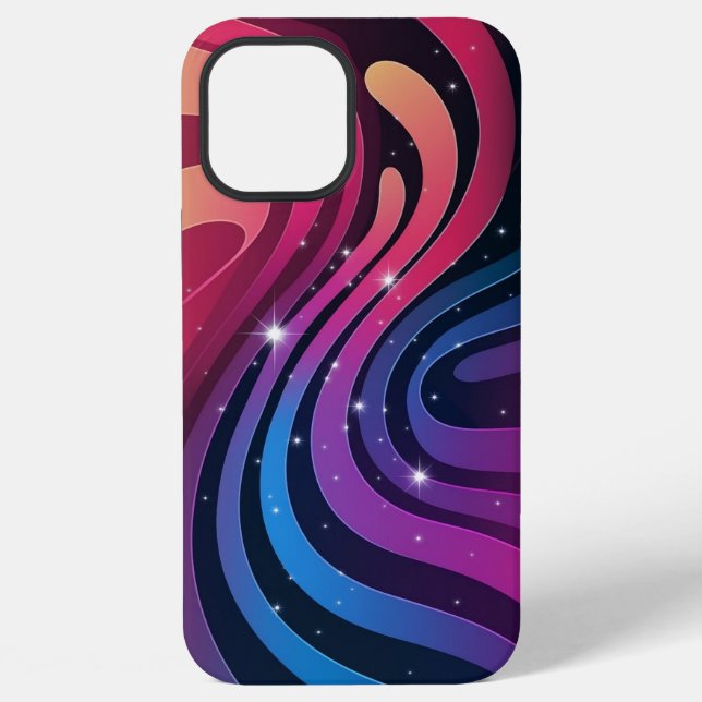 Coque iPhone Papier peint à dégradé (Verso)